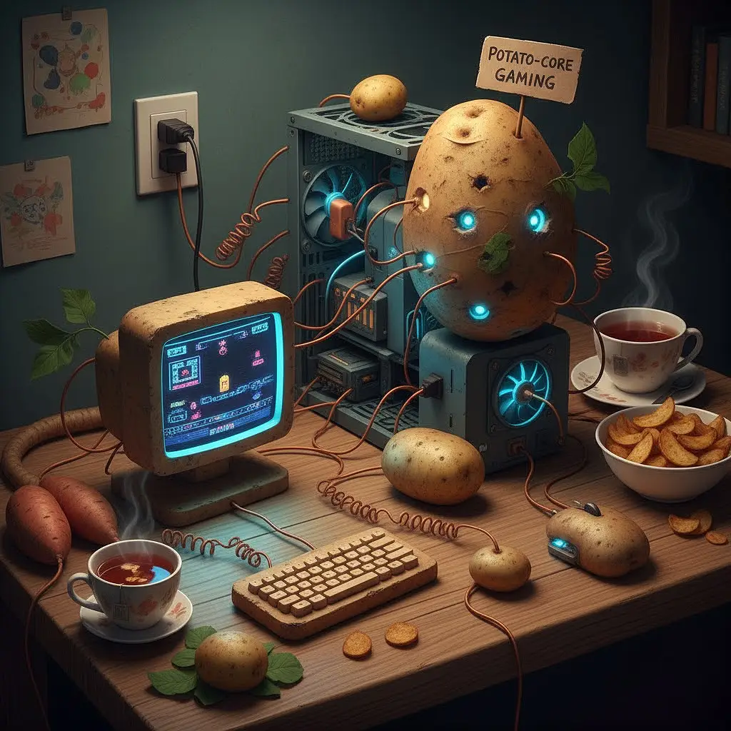 Godot Engine работает даже на картошке!